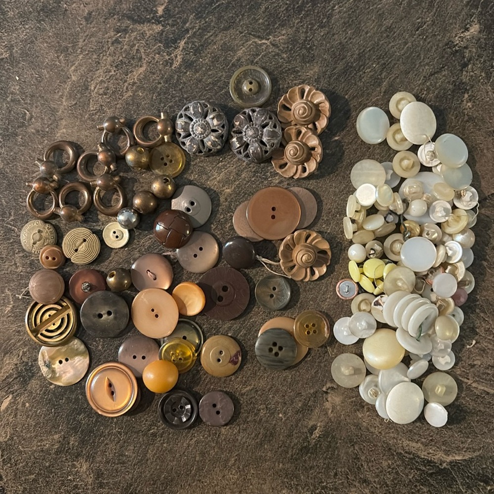 Vintage button lot